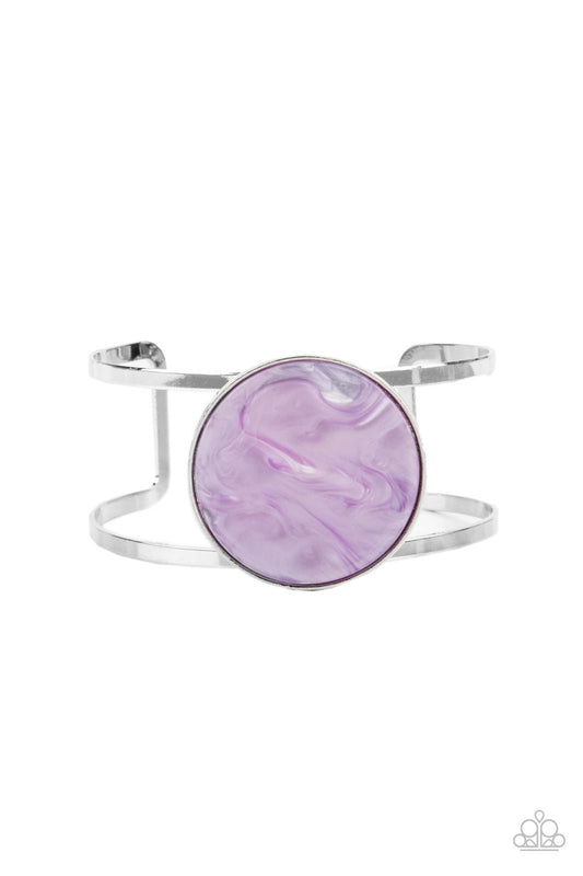 Colorful Cosmos - Purple Cuff Bracelet - Princess Glam Shop