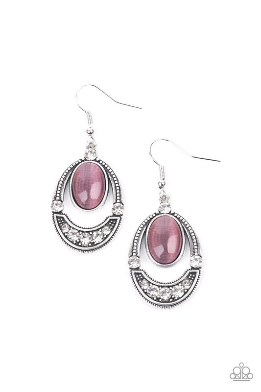 Serene Shimmer - Purple Earrings - Princess Glam Shop