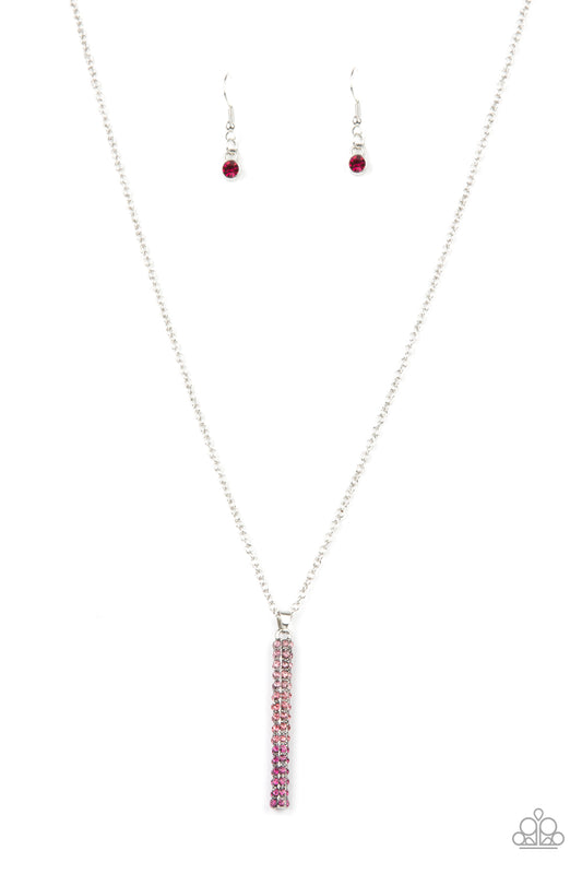 Tower Of Transcendence - Pink Ombre Necklace Set - Princess Glam Shop