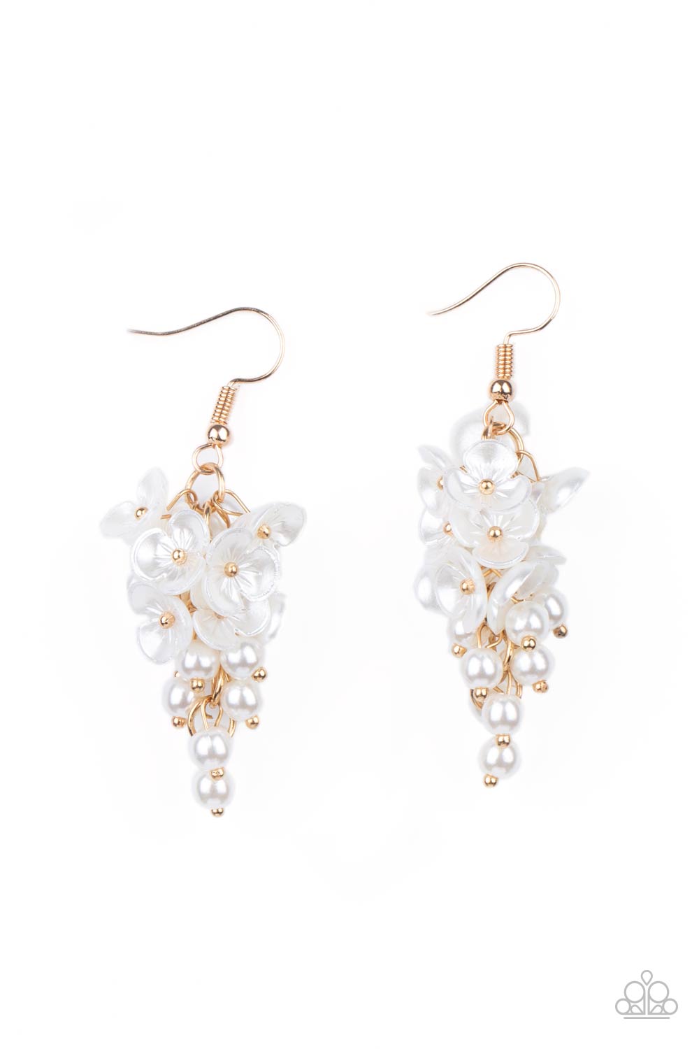 Bountiful Bouquets White Earrings June Life of the Party Exclusive - Princess Glam Shop