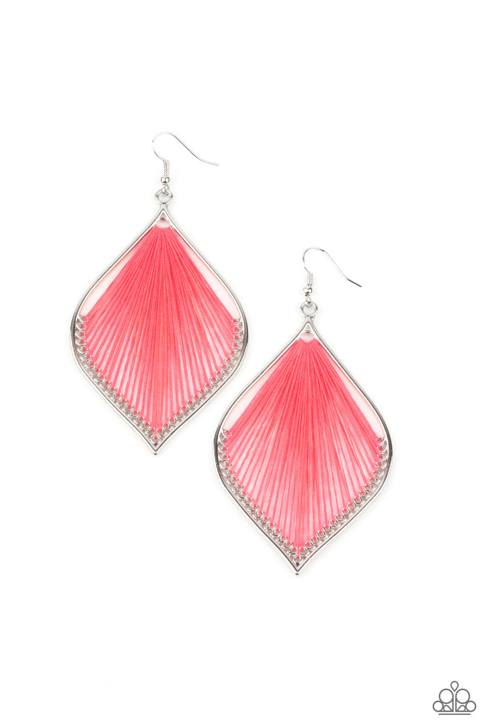 String Theory - Pink Earrings - Princess Glam Shop