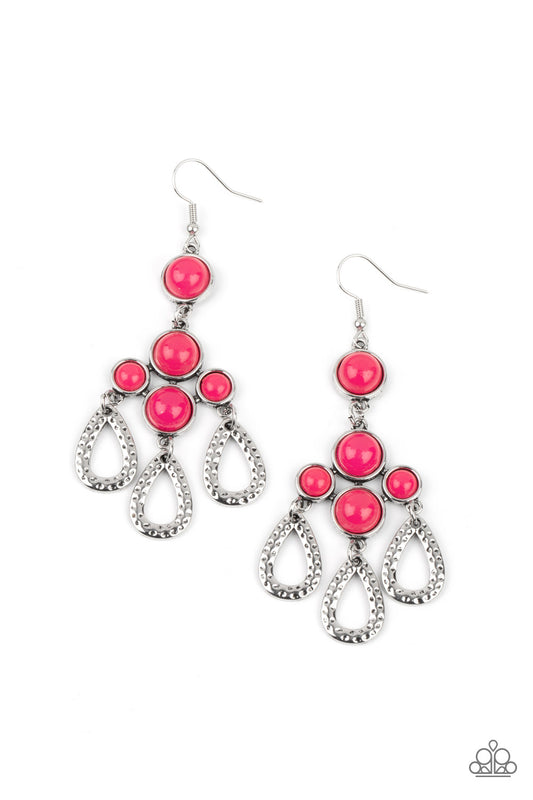 Mediterranean Magic - Pink Earrings - Princess Glam Shop