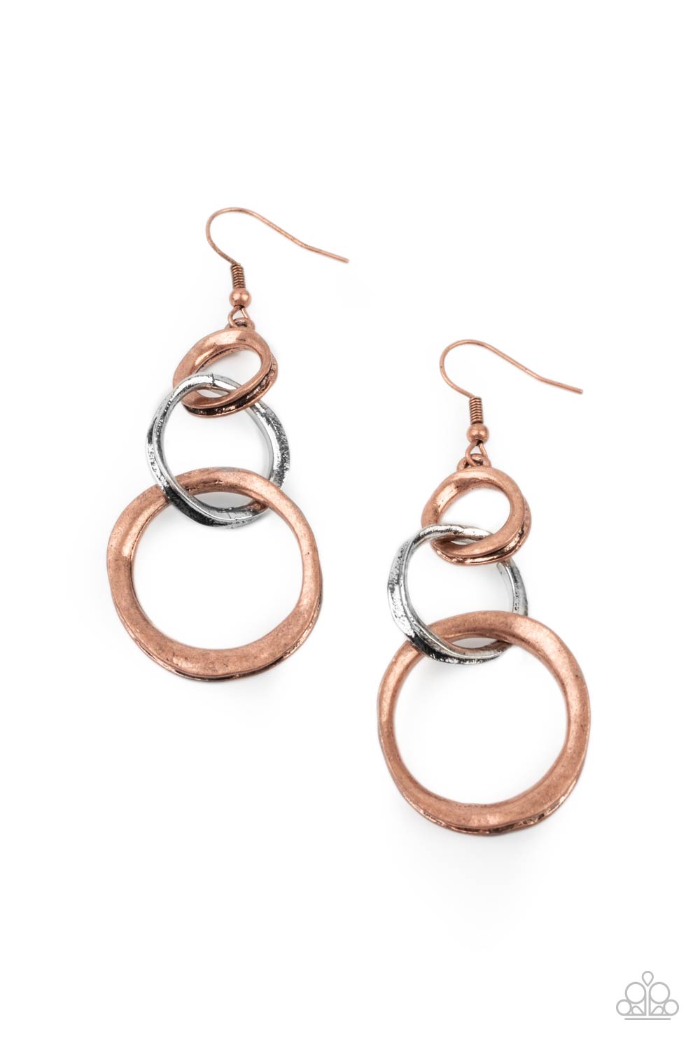 Harmoniously Handcrafted - Copper Earrings - Princess Glam Shop