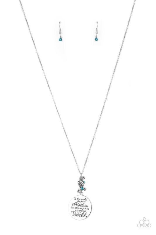 Maternal Blessings - Blue Necklace Set - Princess Glam Shop