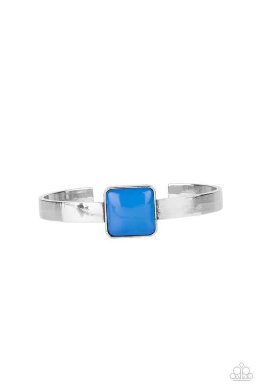 Prismatically Poppin - Blue Cuff Bracelet - Princess Glam Shop