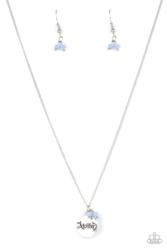 Warm My Heart - Blue Mother Necklace Set - Princess Glam Shop
