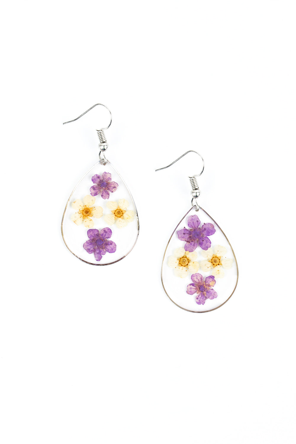 Perennial Prairie - Multi - Purple & Yellow Flower Earrings - Princess Glam Shop