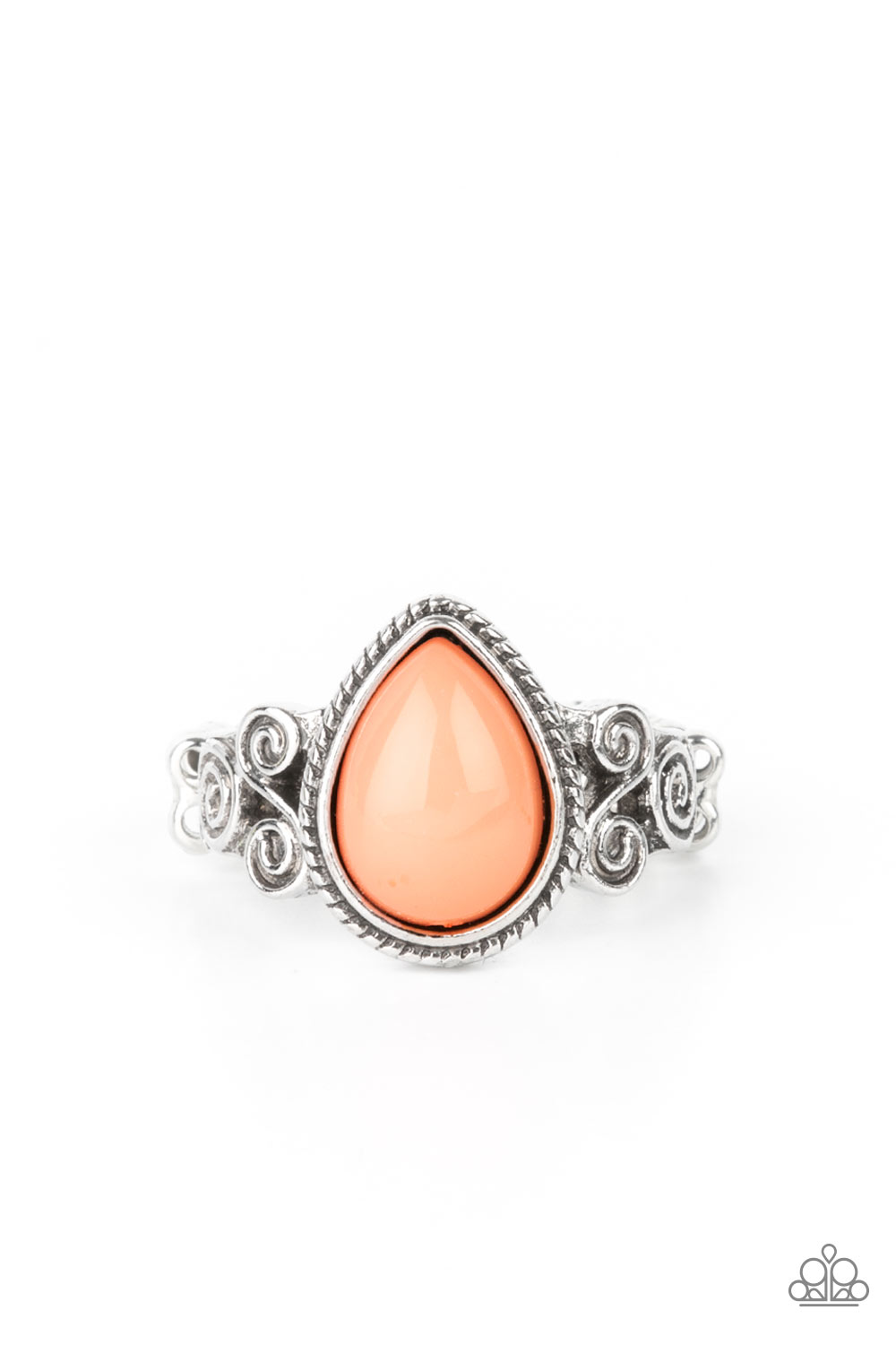 Dreamy Droplets - Orange Ring - Princess Glam Shop