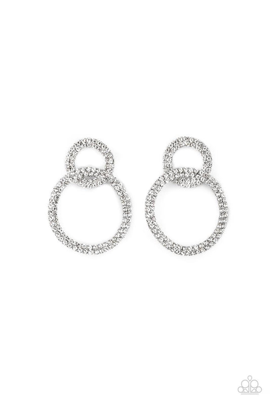 Intensely Icy Black Gunmetal & White Earrings🎉 December 2021 Life of the Party Exclusive - Princess Glam Shop