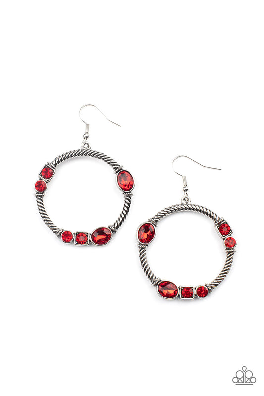 Glamorous Garland - Red Earrings - Princess Glam Shop