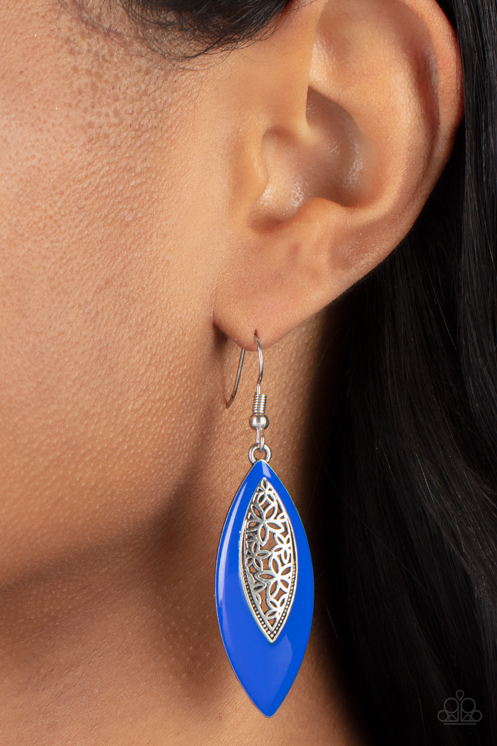 Venetian Vanity - Blue Earrings - Princess Glam Shop