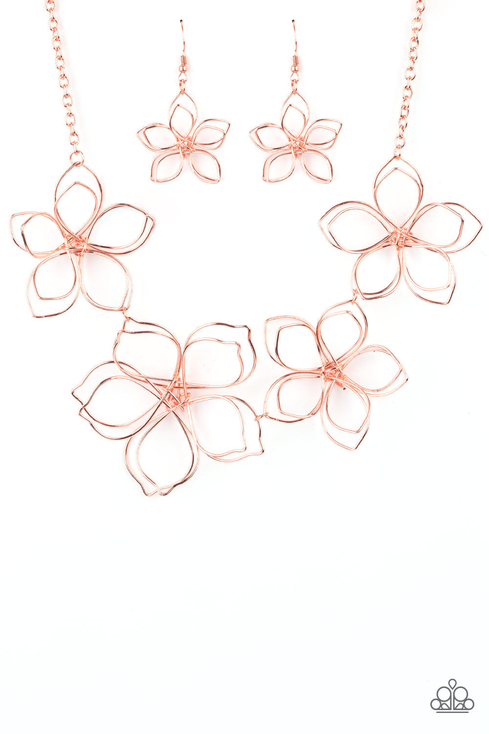 Flower Garden Fashionista - Copper Necklace Set Convention Exclusive Fall 2021 - Princess Glam Shop