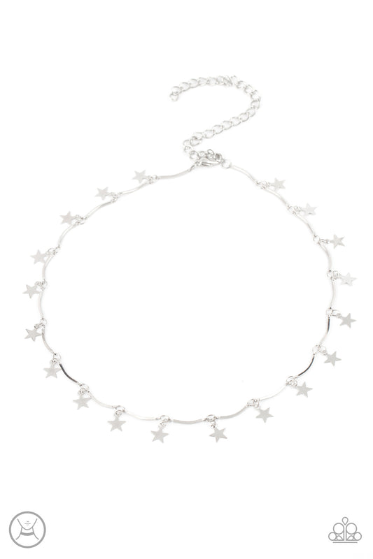 Little Miss Americana - Silver Necklace Set - Princess Glam Shop