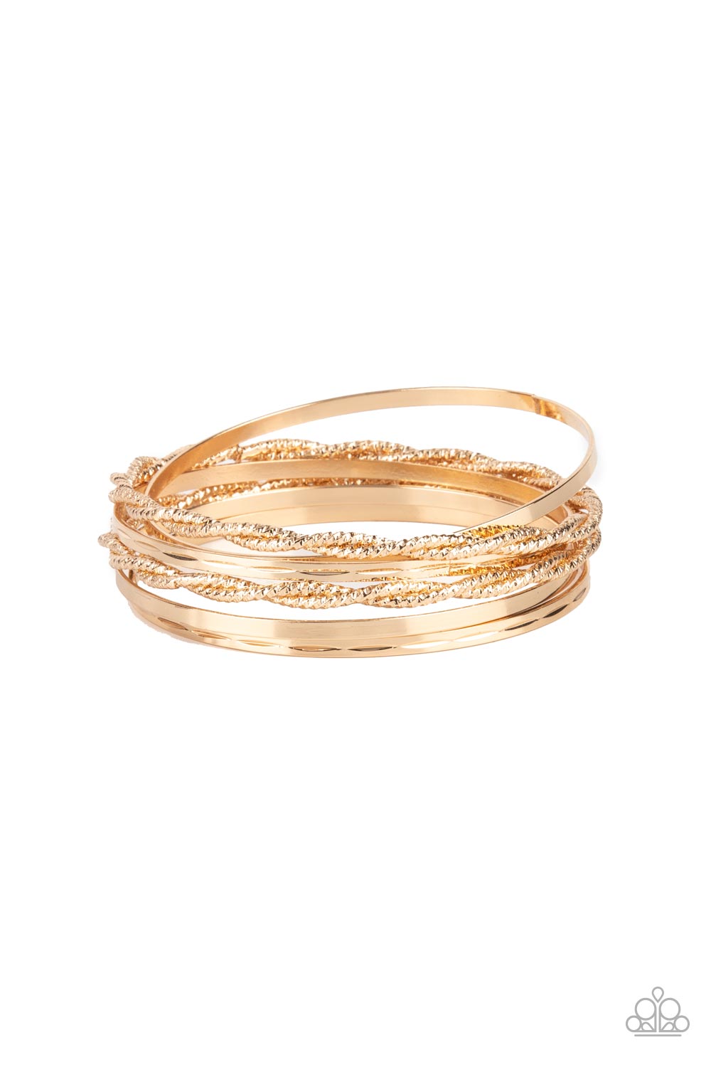 Sensational Shimmer - Gold Bracelet Set - Princess Glam Shop