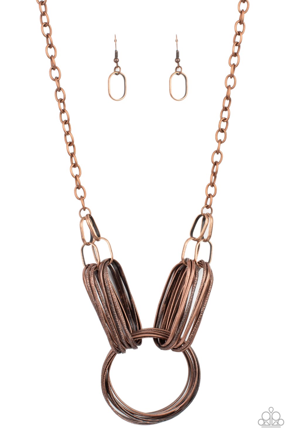 Lip Sync Links - Copper Necklace Set - Princess Glam Shop