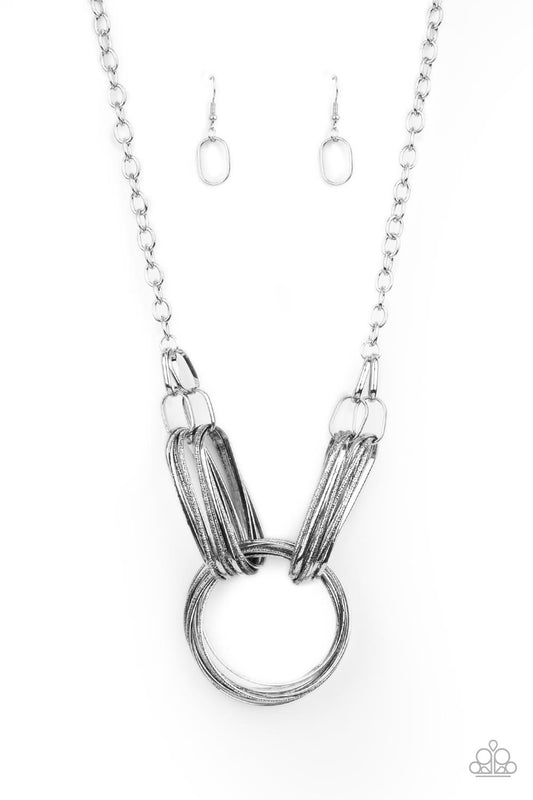 Lip Sync Links - Silver Necklace Set - Princess Glam Shop