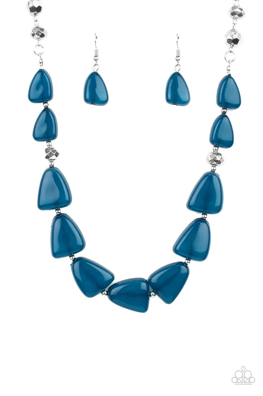 Tenaciously Tangy - Blue Necklace Set - Princess Glam Shop