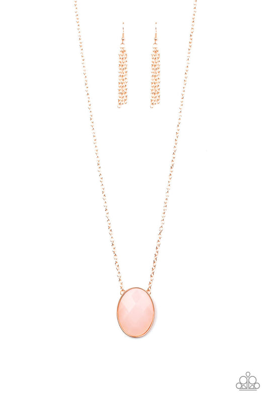 Intensely Illuminated - Copper Necklace Set - Princess Glam Shop