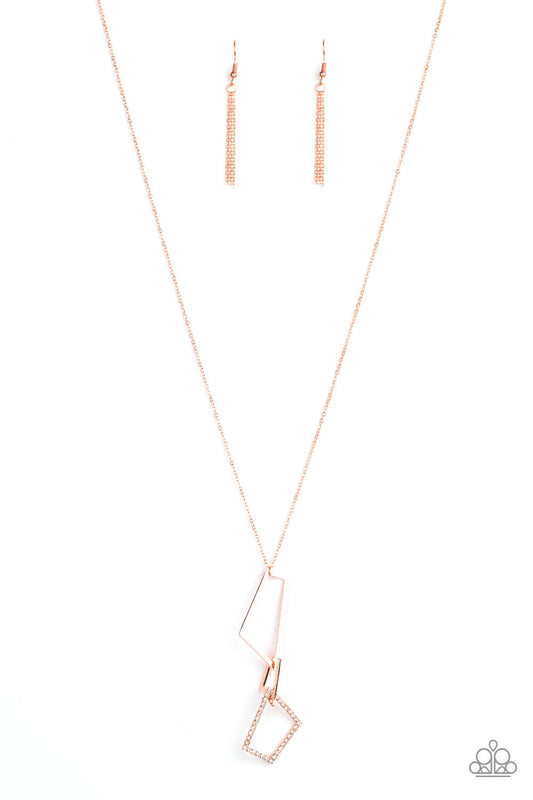 Shapely Silhouettes - Copper Necklace Set - Princess Glam Shop