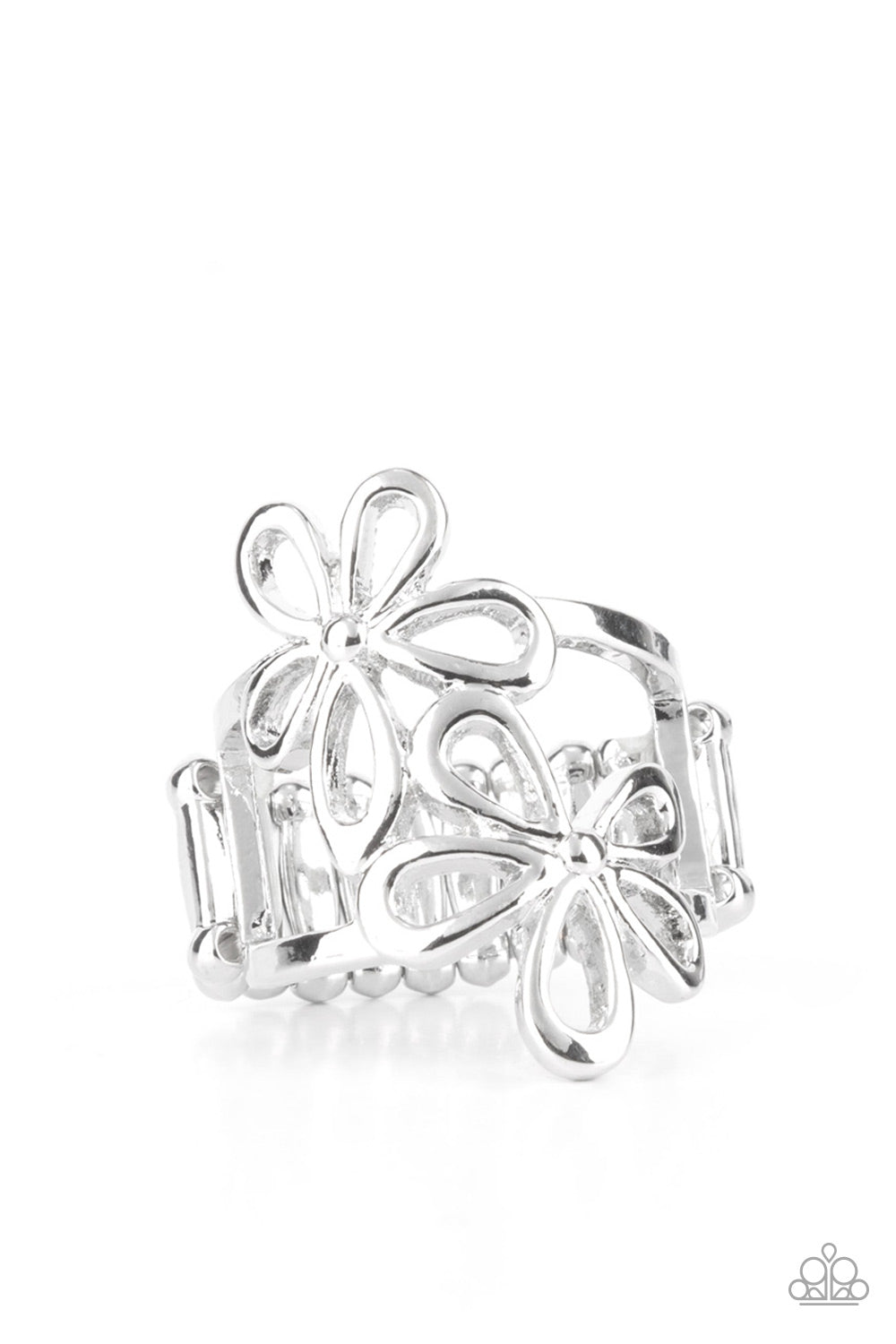 Perennial Pair - Silver Ring - Princess Glam Shop