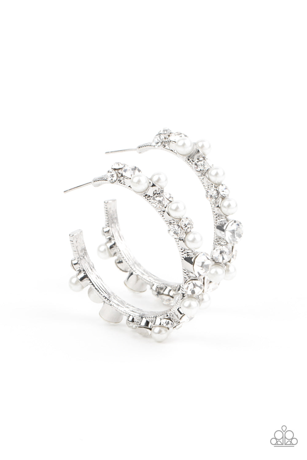 Let There Be SOCIALITE White Earrings Sept 2021 Life of the Party Exclusive - Princess Glam Shop