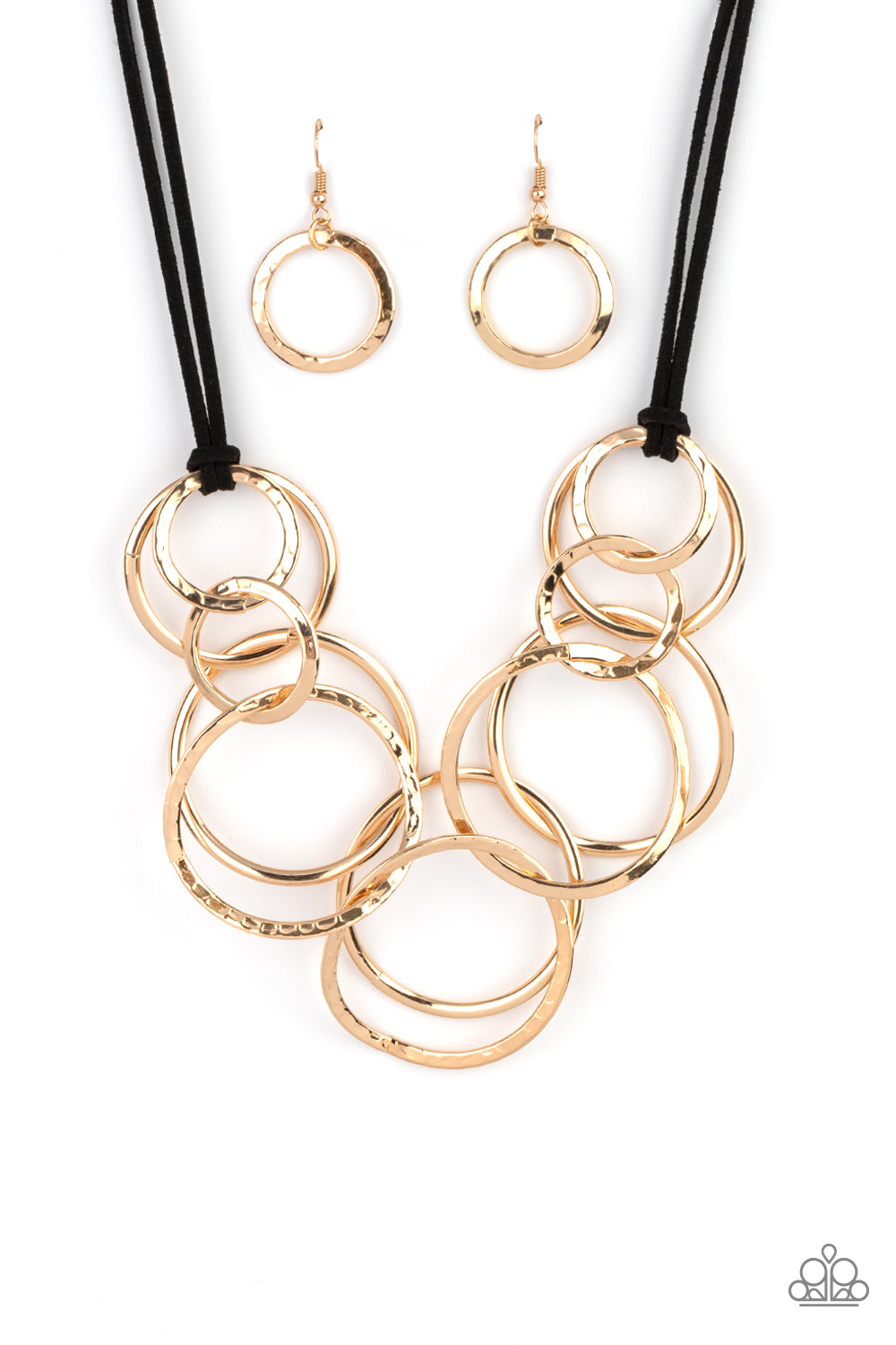 Spiraling Out of COUTURE - Gold & Black Necklace Set Convention Exclusive Fall 2021 - Princess Glam Shop