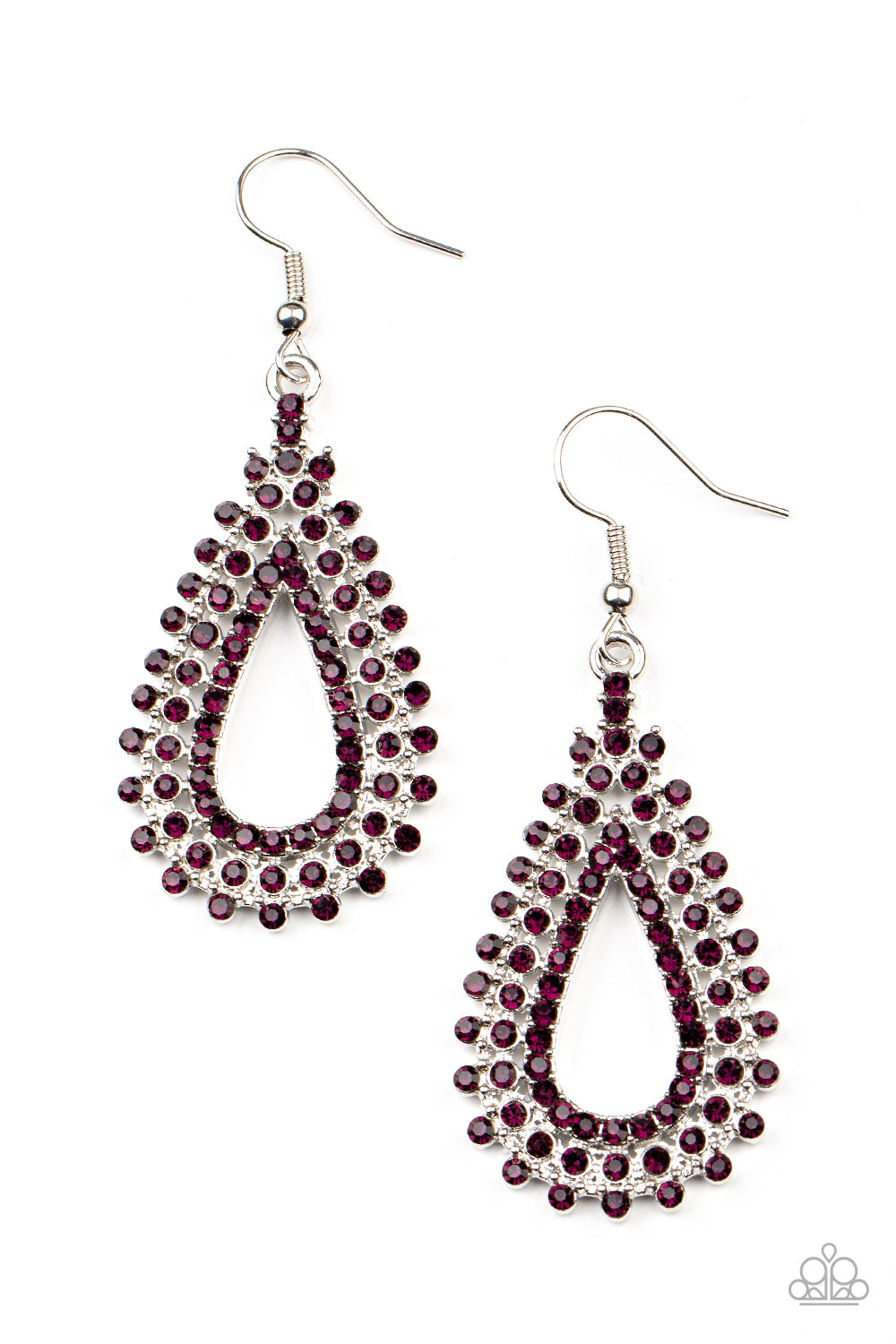 The Works - Purple Earrings - Princess Glam Shop