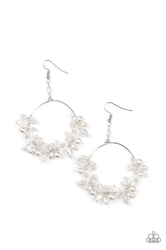 Floating Gardens White Earrings February 2022 Life of the Party Exclusive🎉Limited Quantity! - Princess Glam Shop