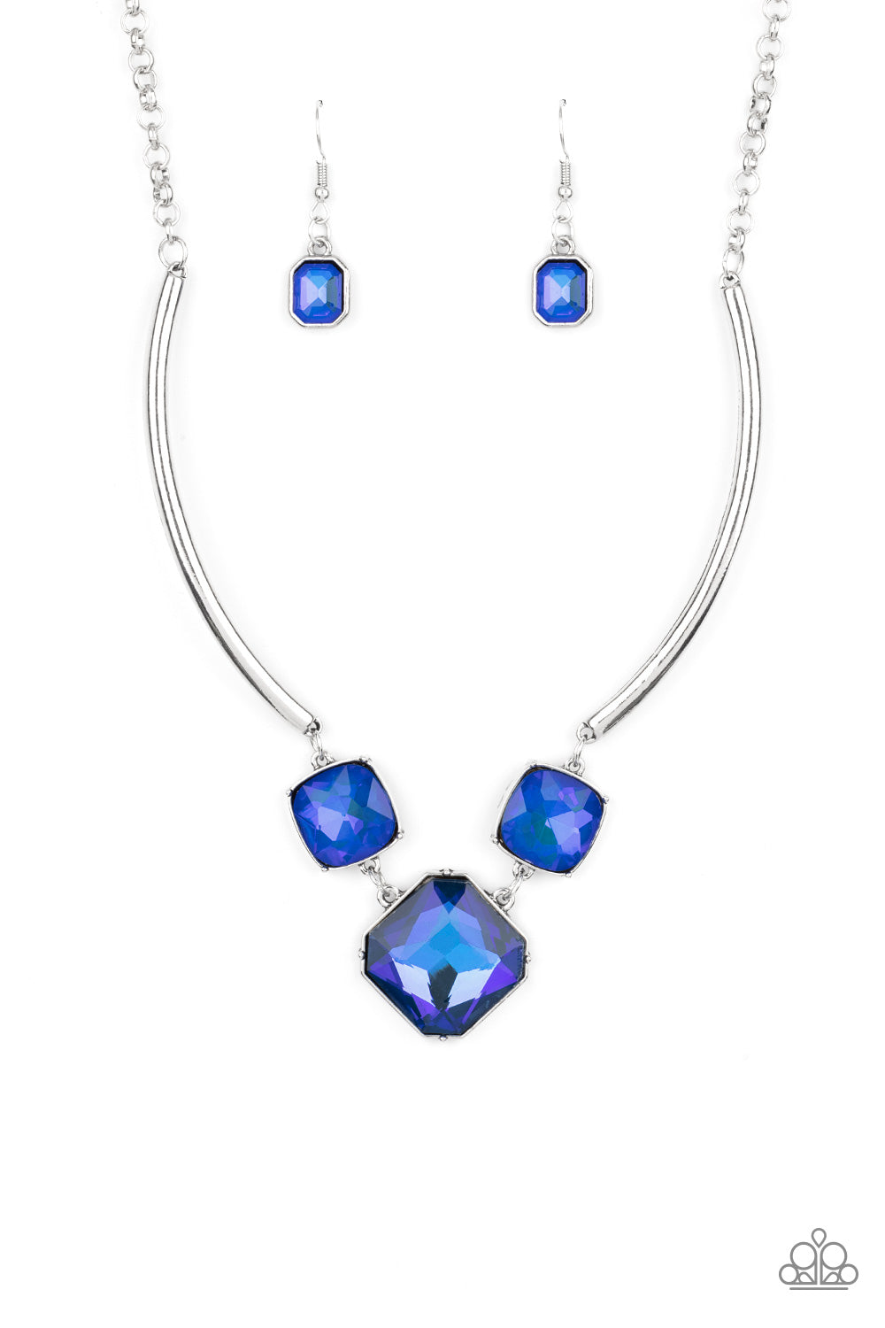 Divine IRIDESCENCE - Blue Necklace Set October 2021 Life of the Party Exclusive - Princess Glam Shop