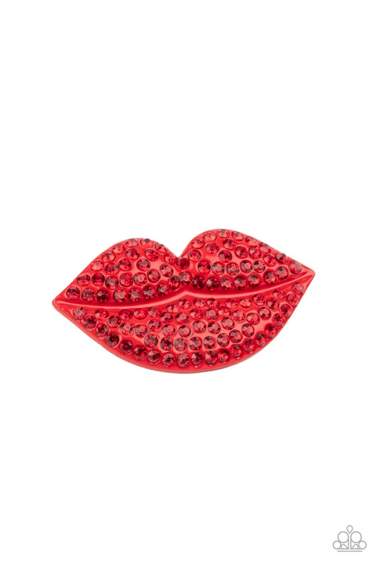 HAIR Kiss - Red Hair Clip - Princess Glam Shop