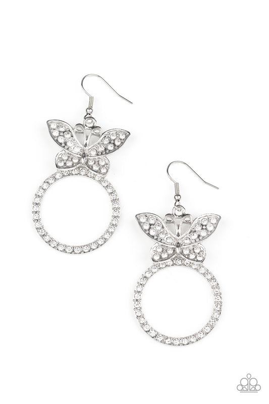 Paradise Found - White Butterfly Earrings November 2021 Life of the Party Exclusive - Princess Glam Shop