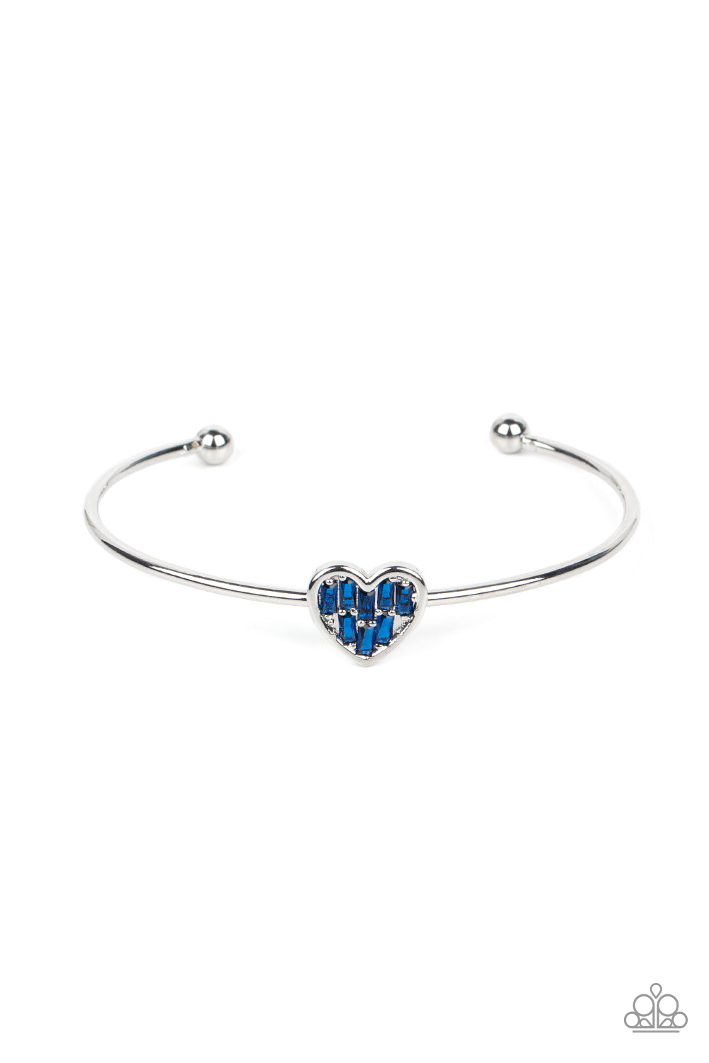 Heart of Ice - Blue Bracelet - Princess Glam Shop