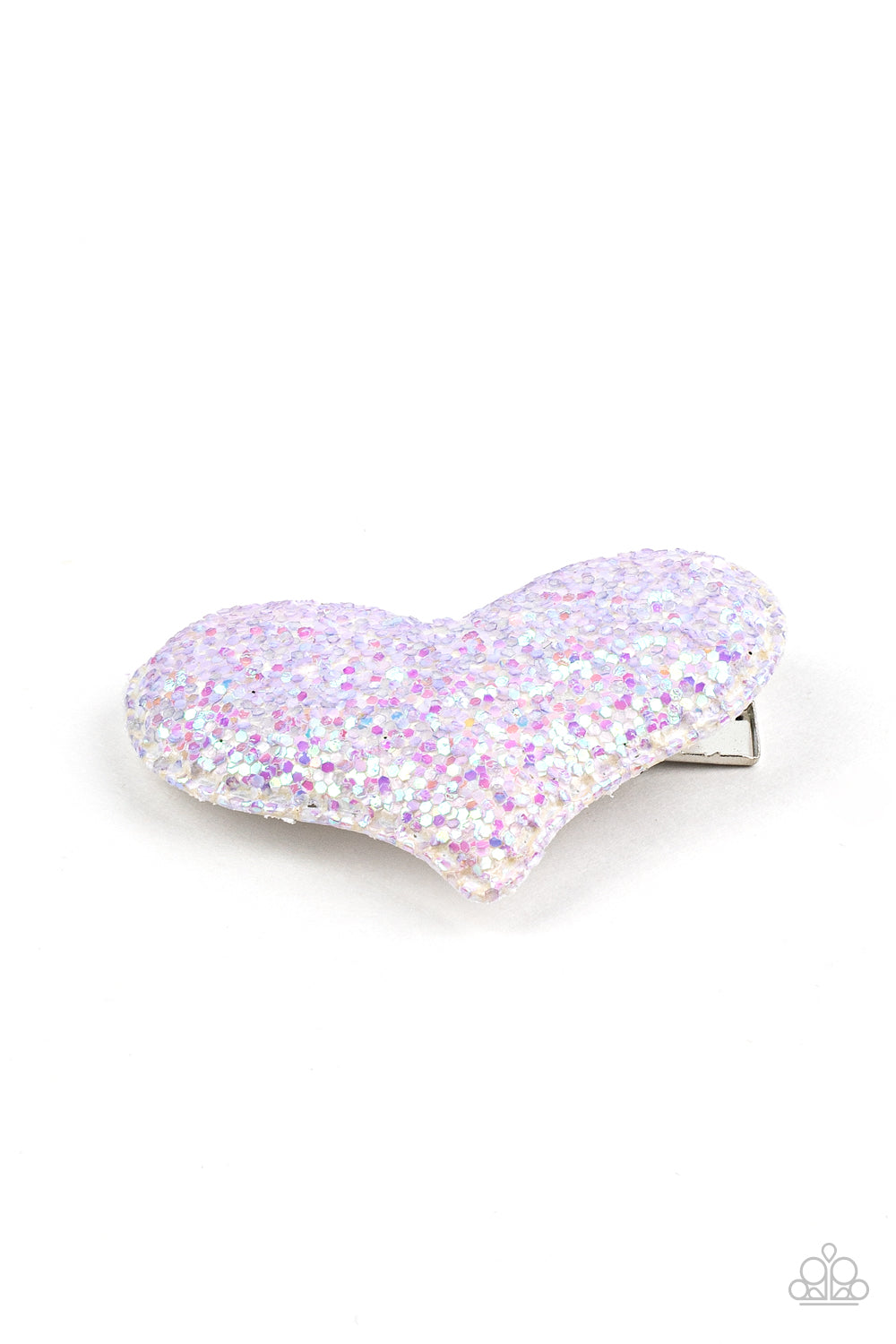 Rainbow Love - Pink Multi Hair Clip - Princess Glam Shop