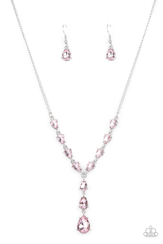 Park Avenue A-Lister - Pink Necklace Set - Princess Glam Shop