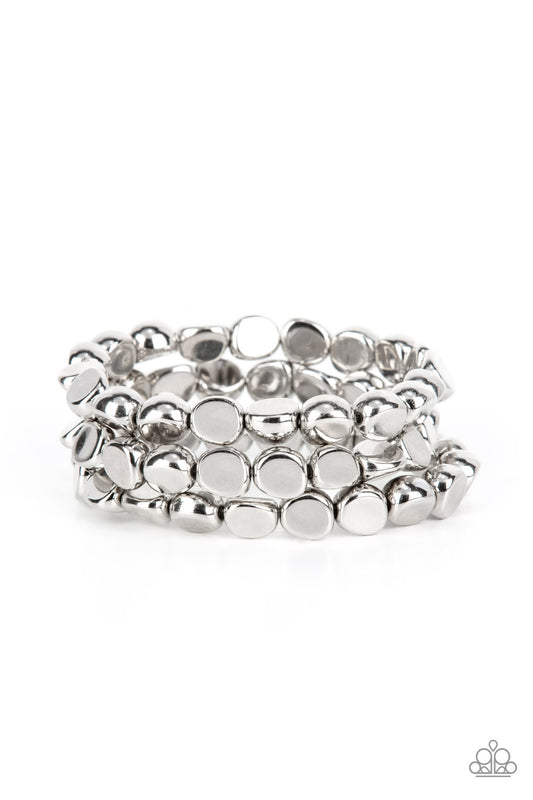 HAUTE Stone - Silver Bracelet Set - Princess Glam Shop