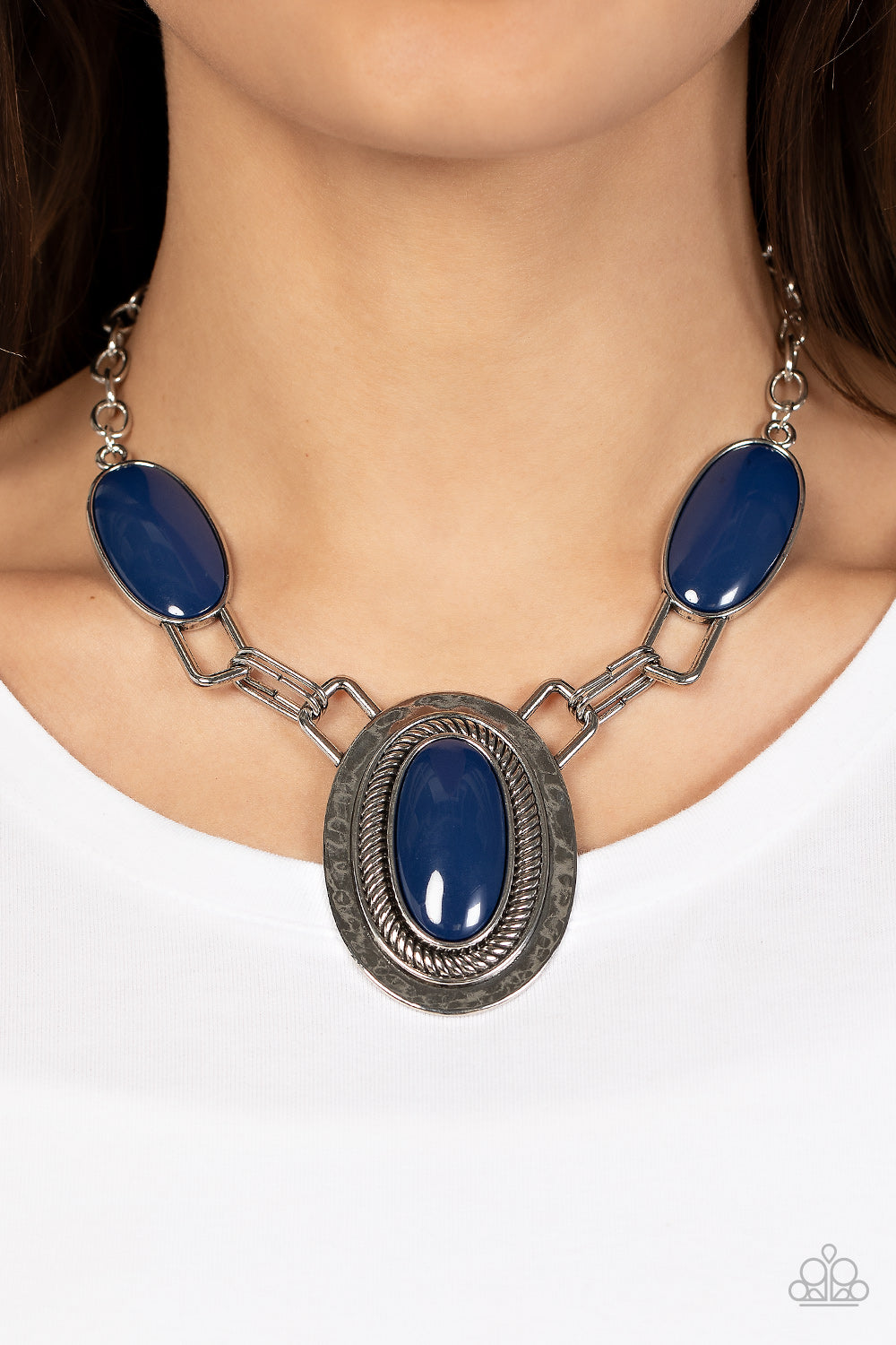 Count to TENACIOUS - Blue Necklace Set - Princess Glam Shop