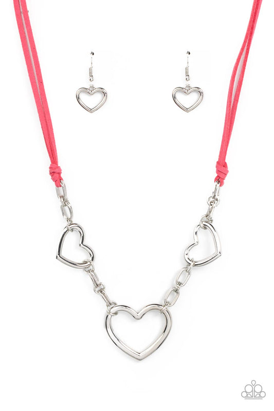 Fashionable Flirt - Pink Necklace Set - Princess Glam Shop