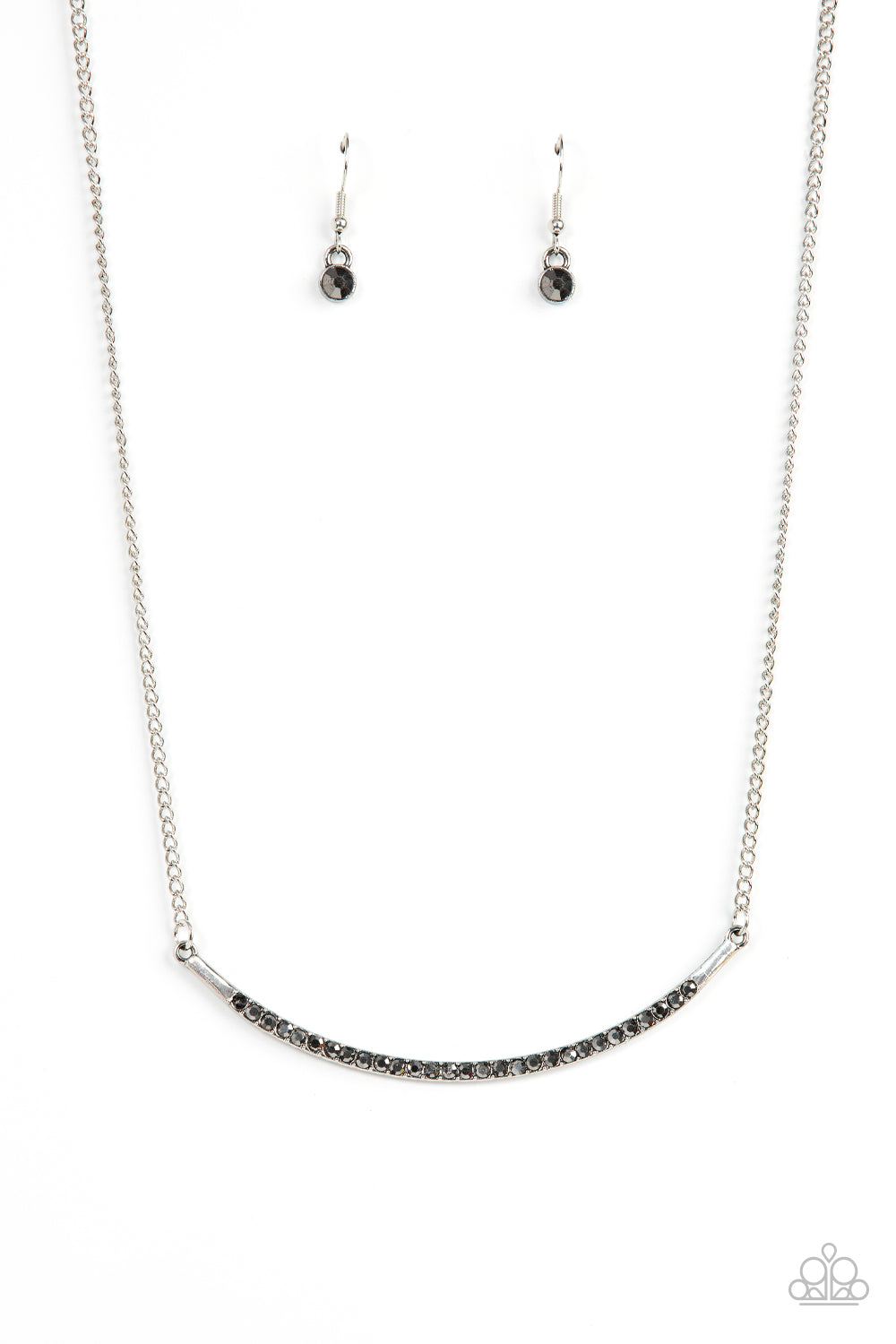 Collar Poppin Sparkle - Silver Necklace Set - Princess Glam Shop