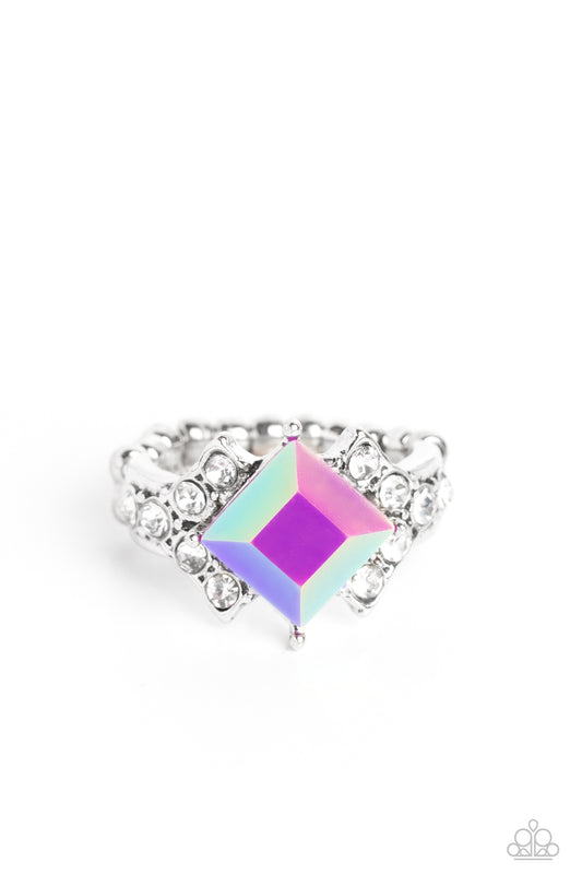 Mind-Blowing Brilliance - Purple Ring - Princess Glam Shop