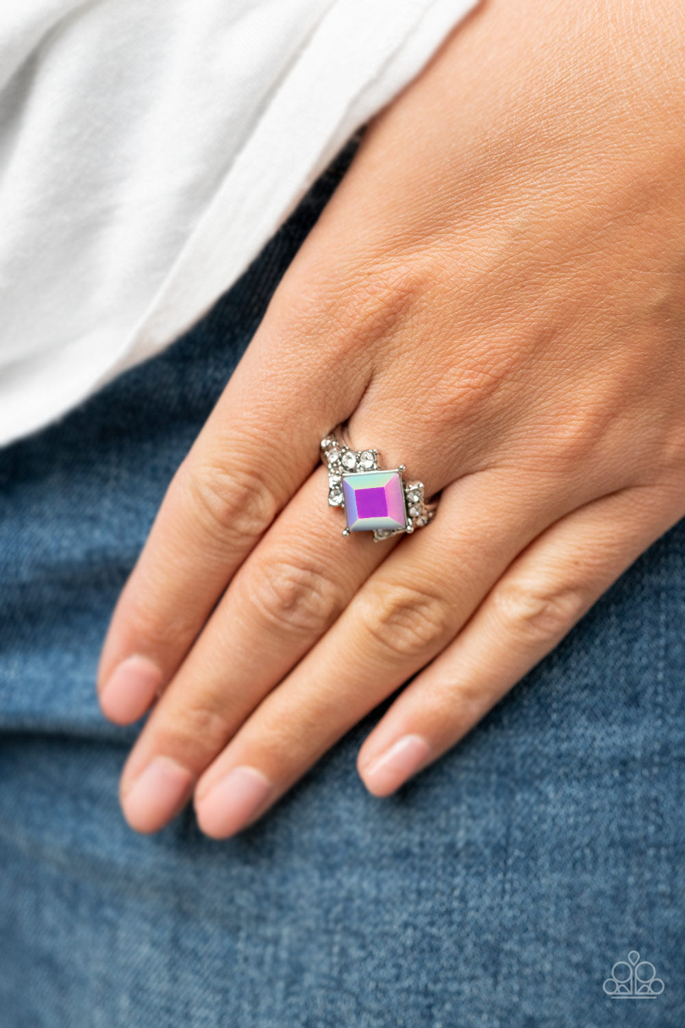 Mind-Blowing Brilliance - Purple Ring - Princess Glam Shop