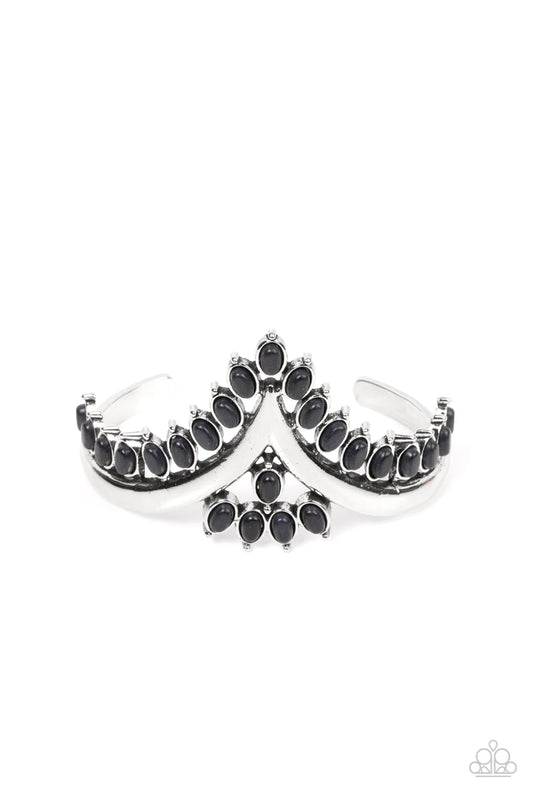 Teton Tiara - Black Cuff Bracelet Exclusive Fall 2022 - Princess Glam Shop