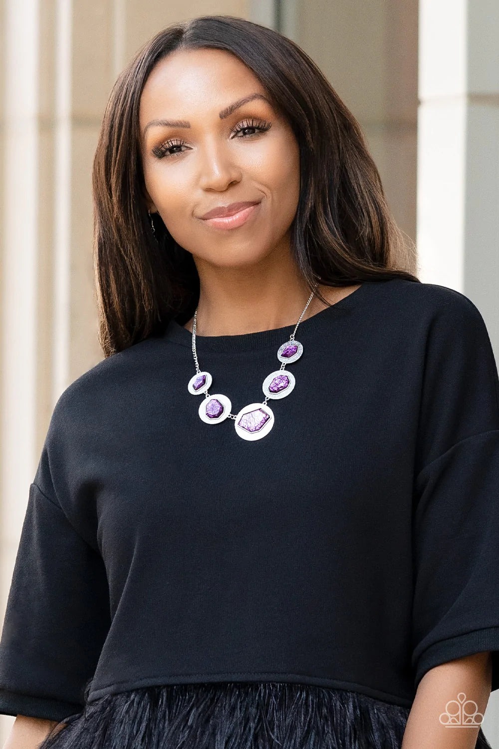 Raw Charisma - Purple Necklace Set Exclusive Fall 2022 - Princess Glam Shop