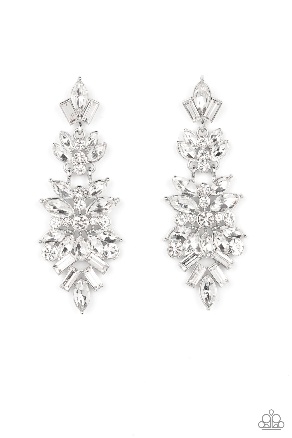 Frozen Fairytale White Earrings May 2022 Life of the Party Exclusive - Princess Glam Shop