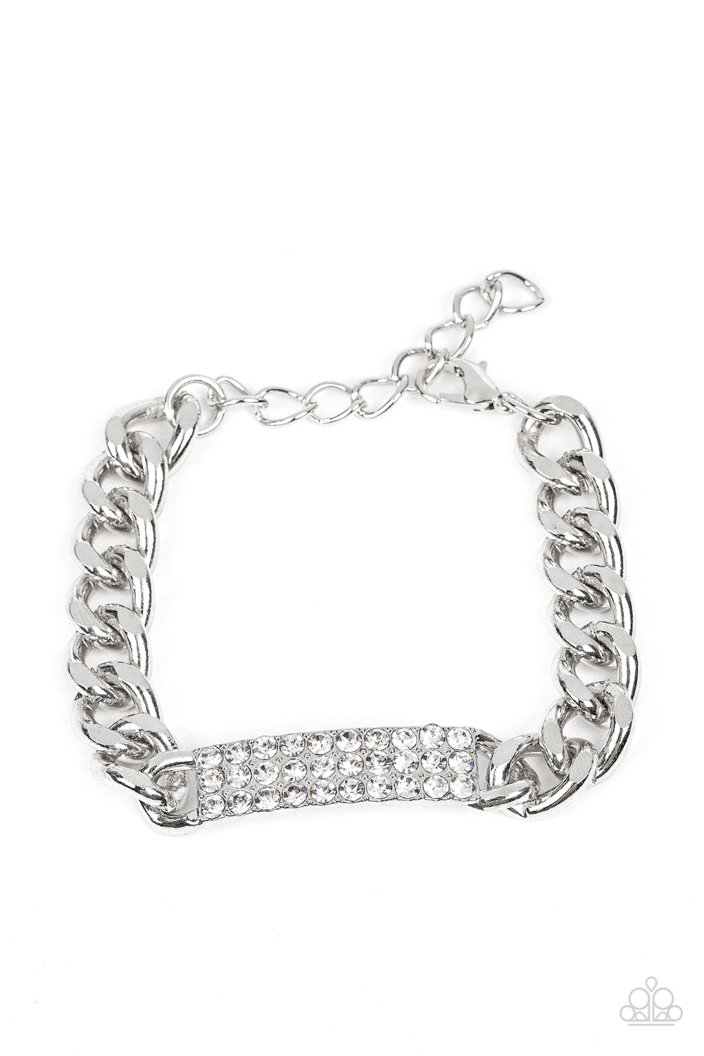 Icy Impact - White Bracelet - Princess Glam Shop