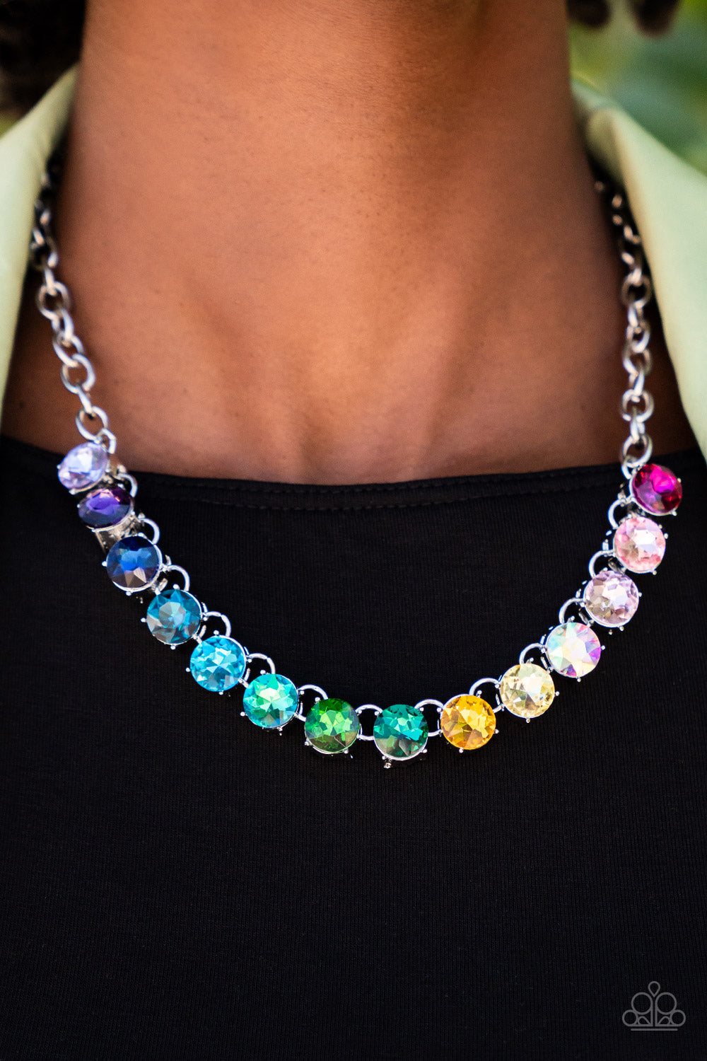 Rainbow Resplendence Multi Necklace Set June 2022 Life of the Party Exclusive🎉Limited Quantity! - Princess Glam Shop