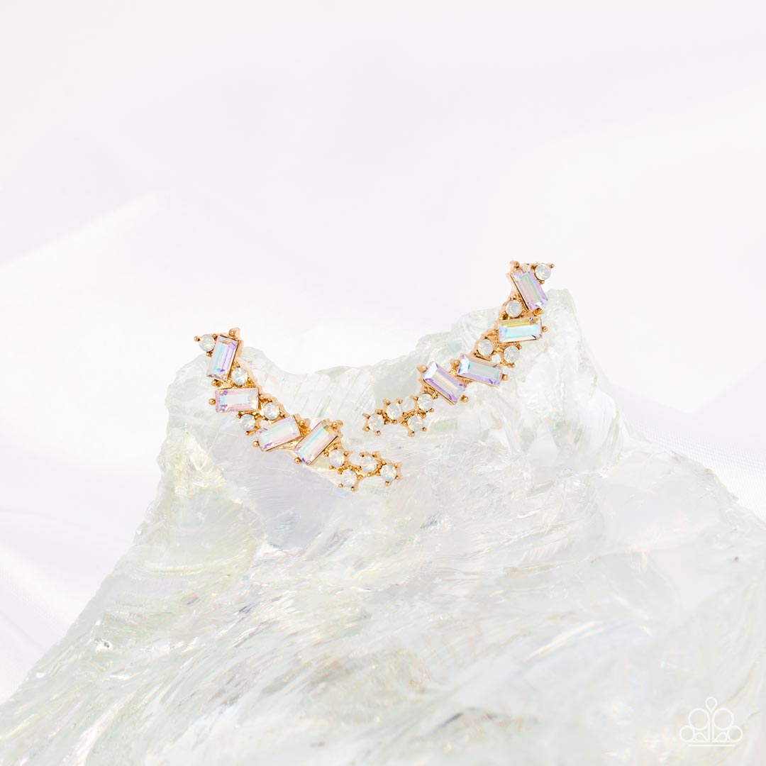 Stay Magical - Gold Ear Crawler Earrings - Princess Glam Shop