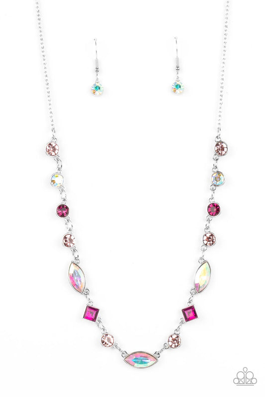 Irresistible HEIR-idescence - Pink Necklace Set - Princess Glam Shop