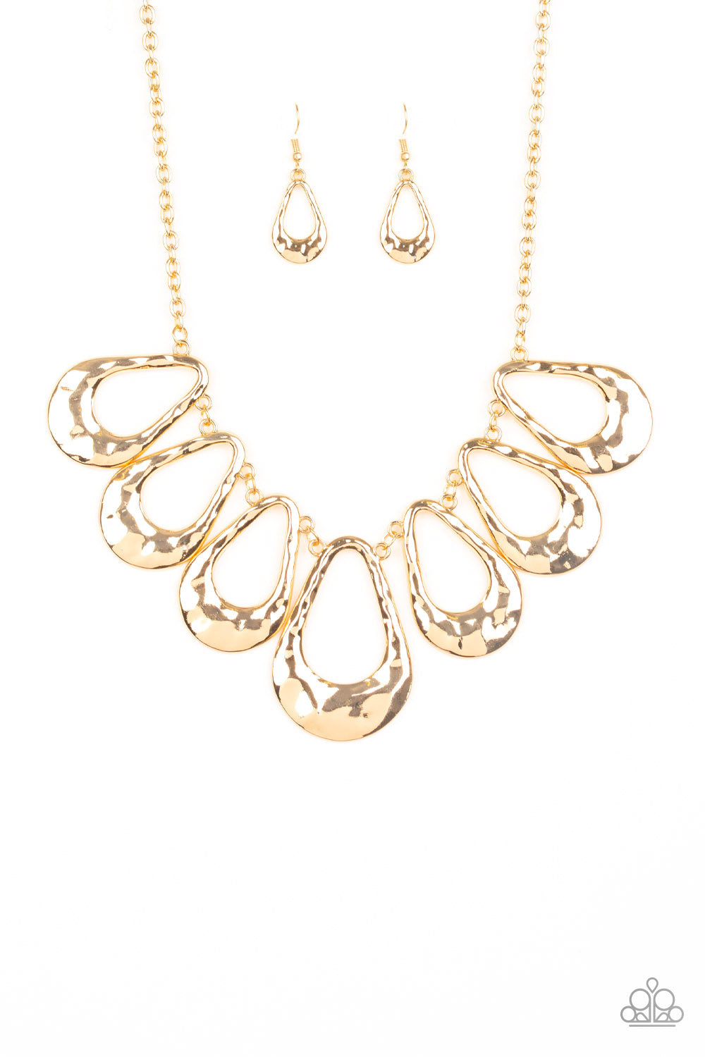 Teardrop Envy - Gold Necklace Set - Princess Glam Shop