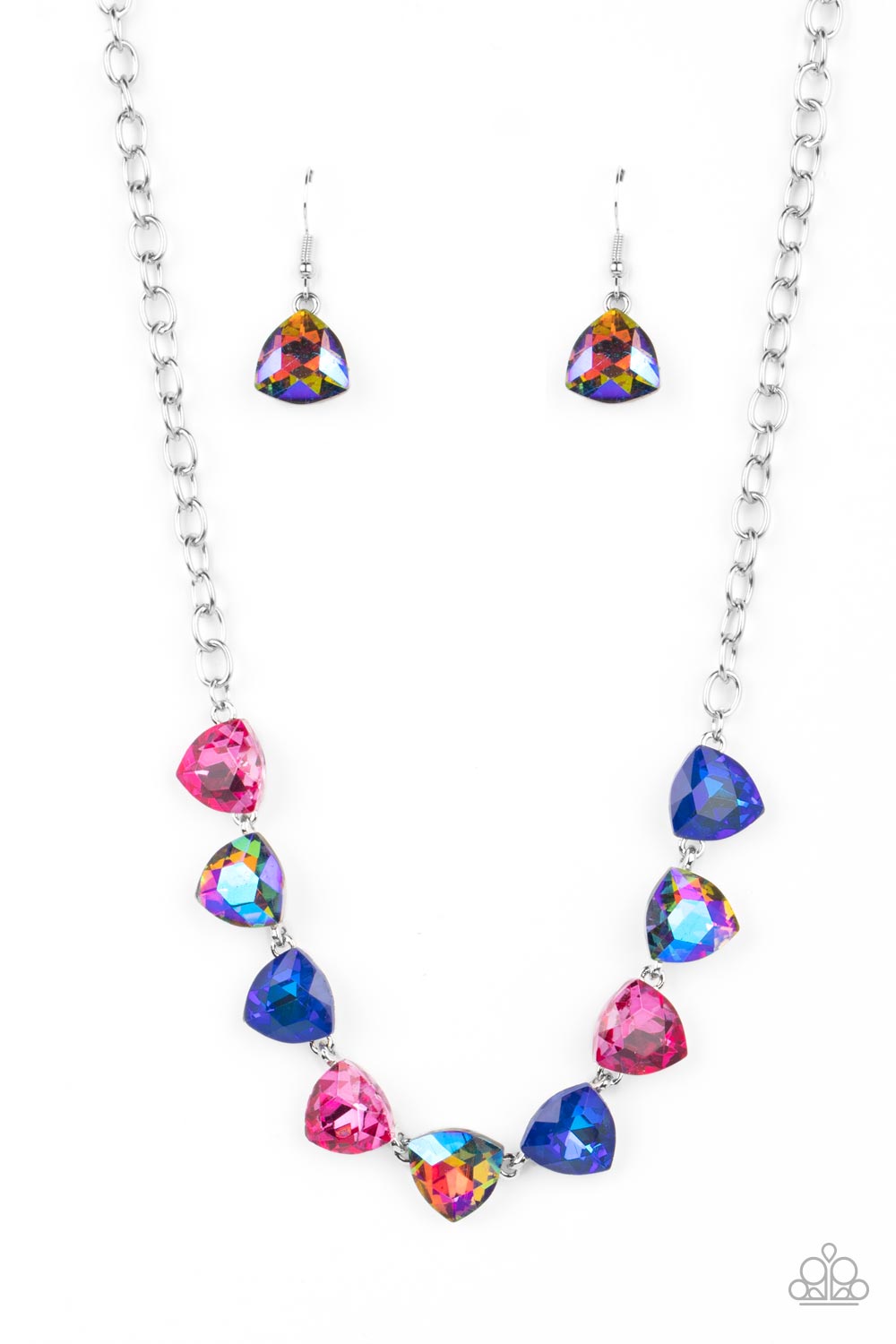 Dreamy Drama - Blue Multi Necklace Set Exclusive Preorder - Princess Glam Shop
