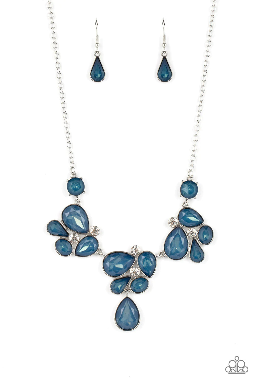 Everglade Escape - Blue Necklace Set Exclusive Fall 2022 - Princess Glam Shop